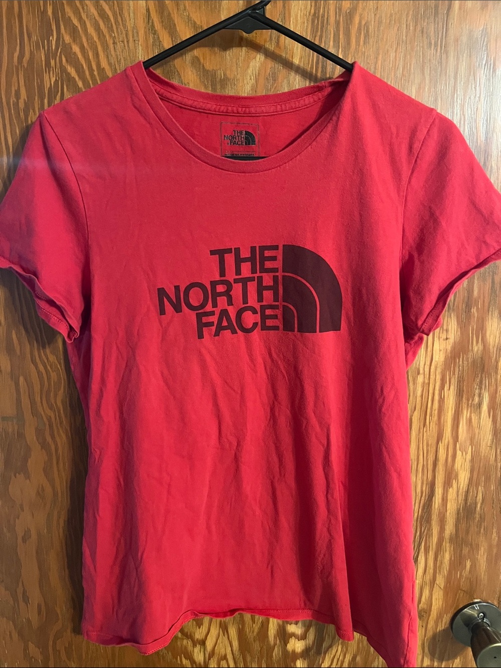 The North Face Women's Red Short-Sleeve Logo Tee